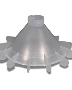Cone transparent w/fins MP395